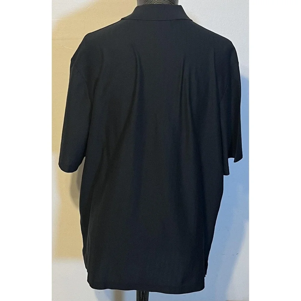 Ralph Lauren Polo Golf Polo Shirt Mens 2XL‎ Black Pima Cotton Short Sleeve